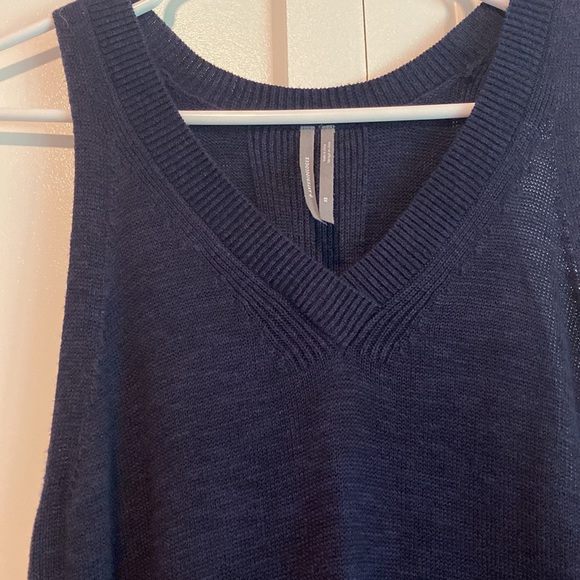 NWT Anthropologie Desmond Sweater Tunic Tank Top | Navy Blue | XS - Picture 10 of 11